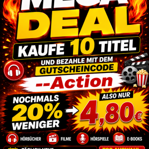 🔥MEGA DEAL🔥KAUFE 10 Titel EGAL WELCHE KATEGORIE UND BEZAHLE MIT DEM GUTSCHEINCODE Action 💥nochmals 20 % Weniger also 4,80 € dann💥